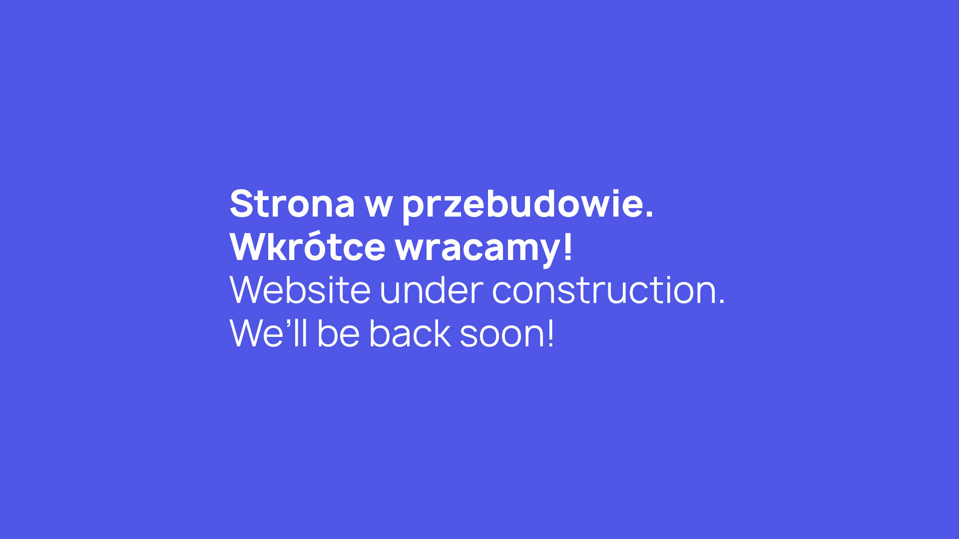 W przygotowaniu